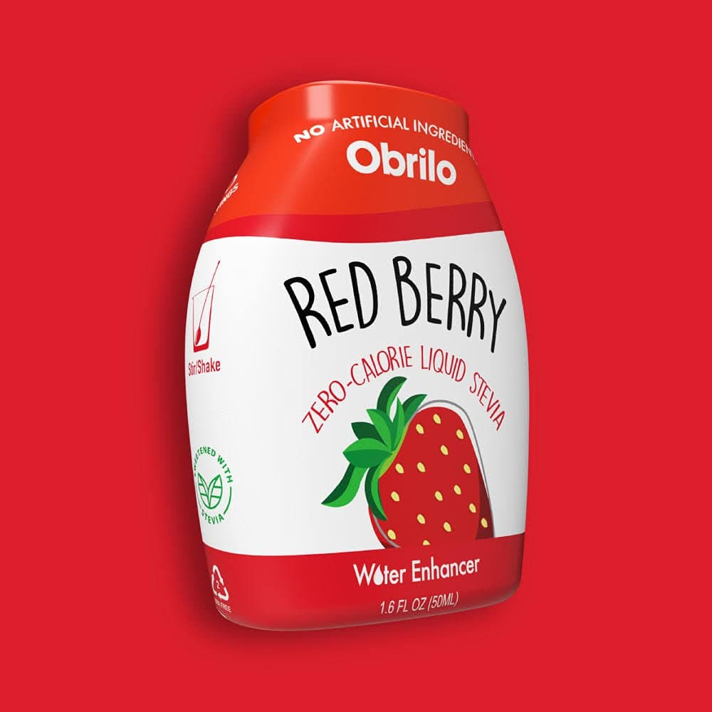 Obrilo - Water enhancer - As Seen On WaterTok - Red Berry - Water Enhancer